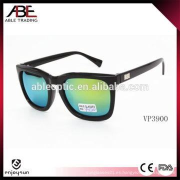 2015 gafas de sol unisex de la insignia Gafas de sol de la PC Promoción gafas de sol italianas del diseño